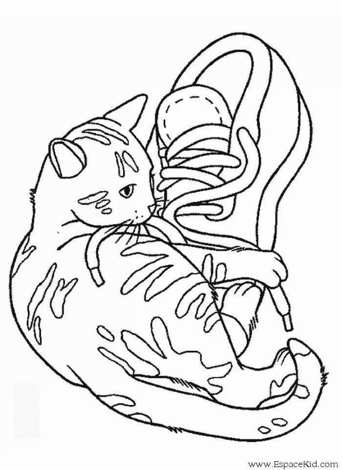 Cubocat cat soft coloring