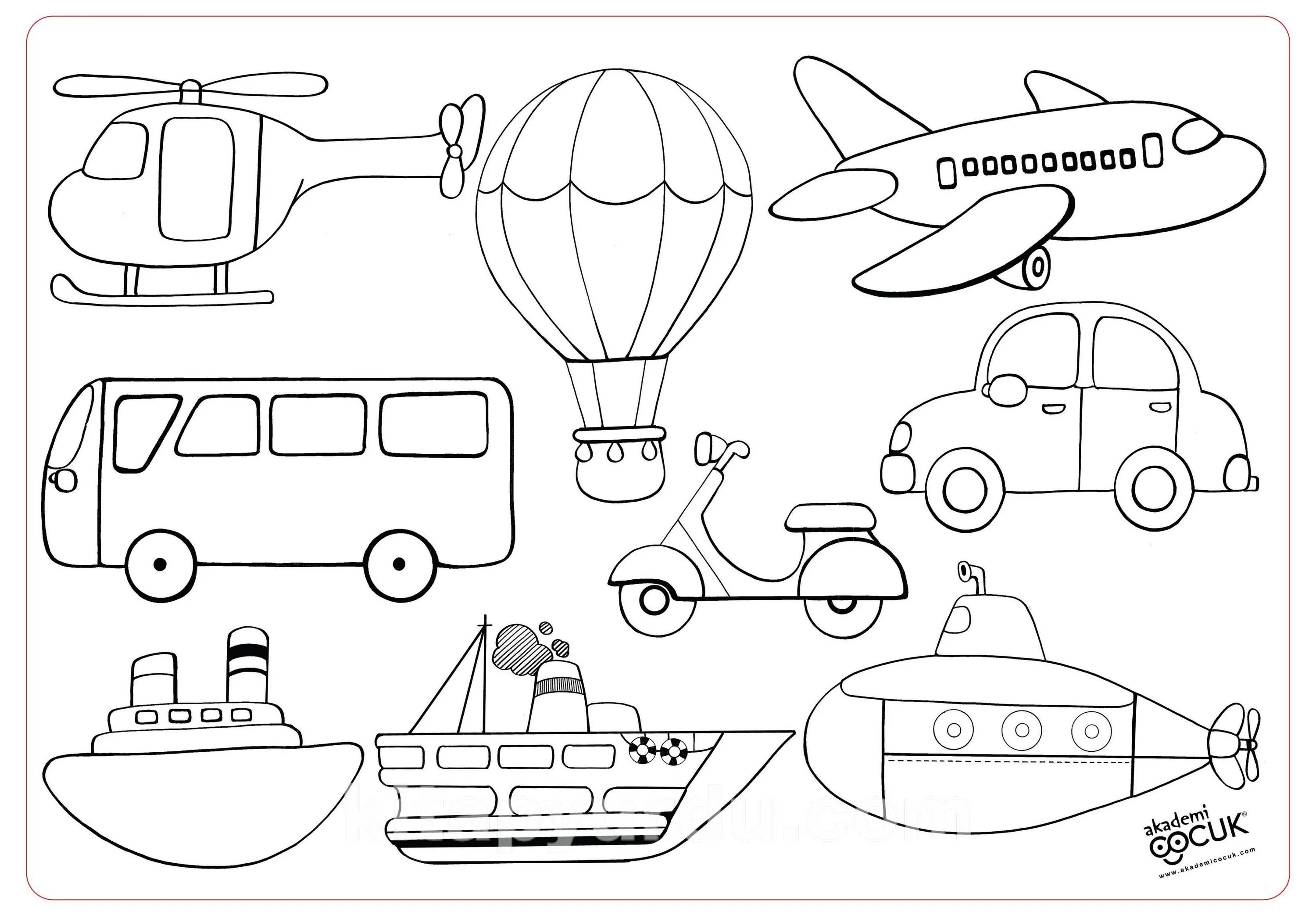 A playful tram coloring page for 6-7 year olds