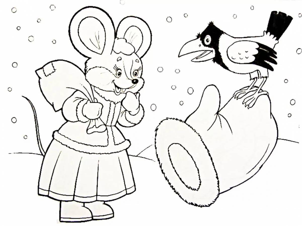Fairy tale mitten for children #9