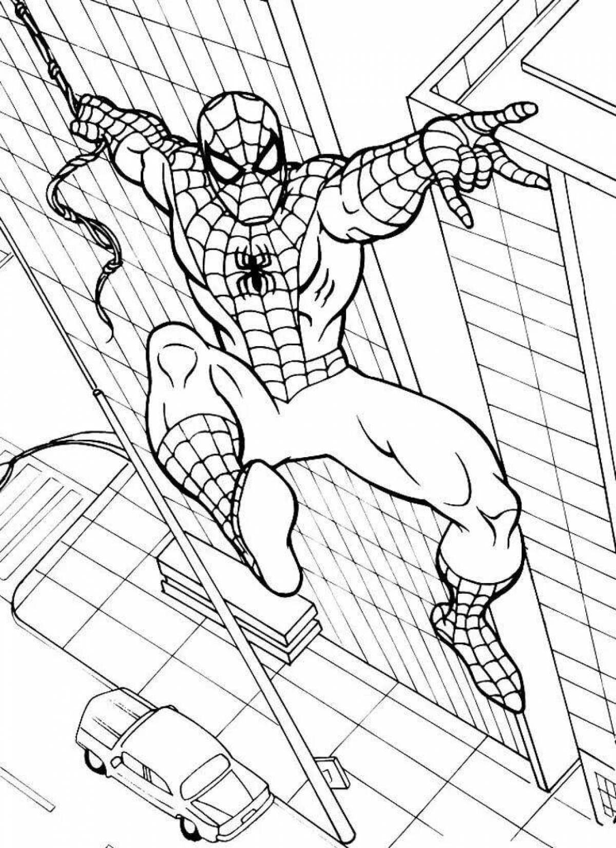Spider-man coloring page