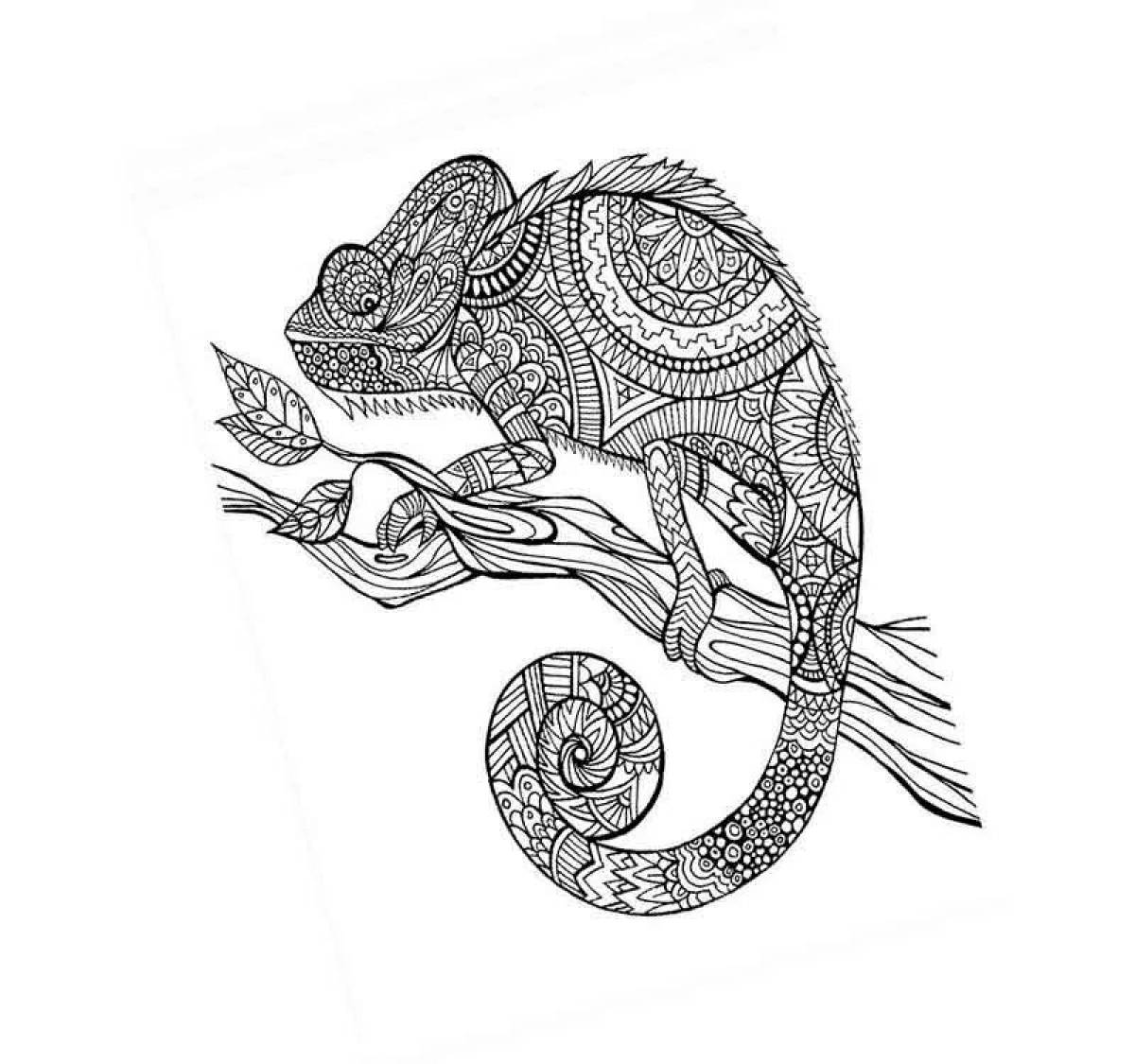 Antistress chameleon #4