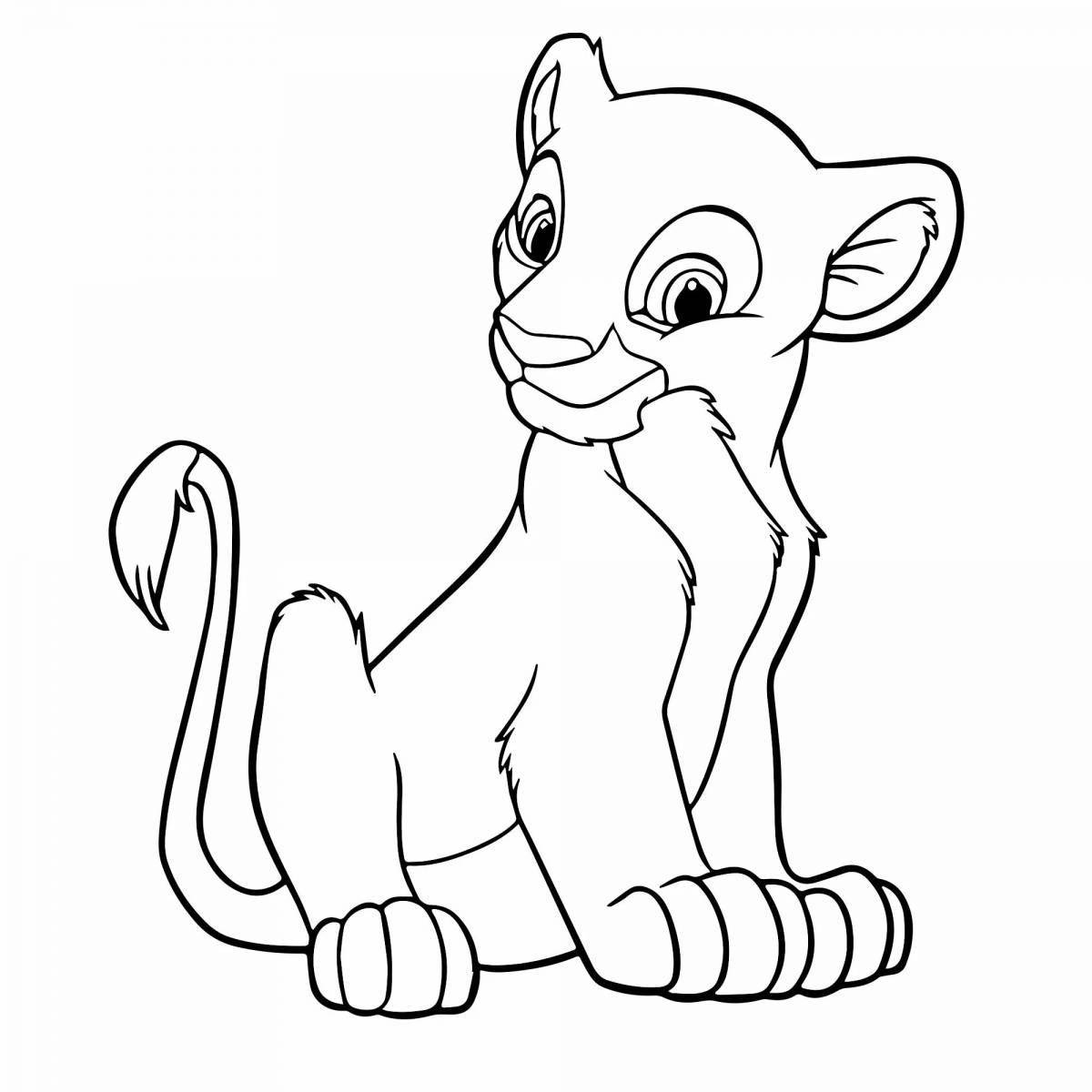 Great lion king coloring book for kids