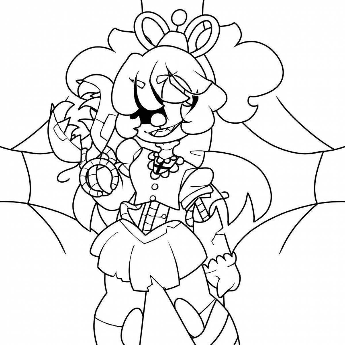 Glitzy charona baby coloring book