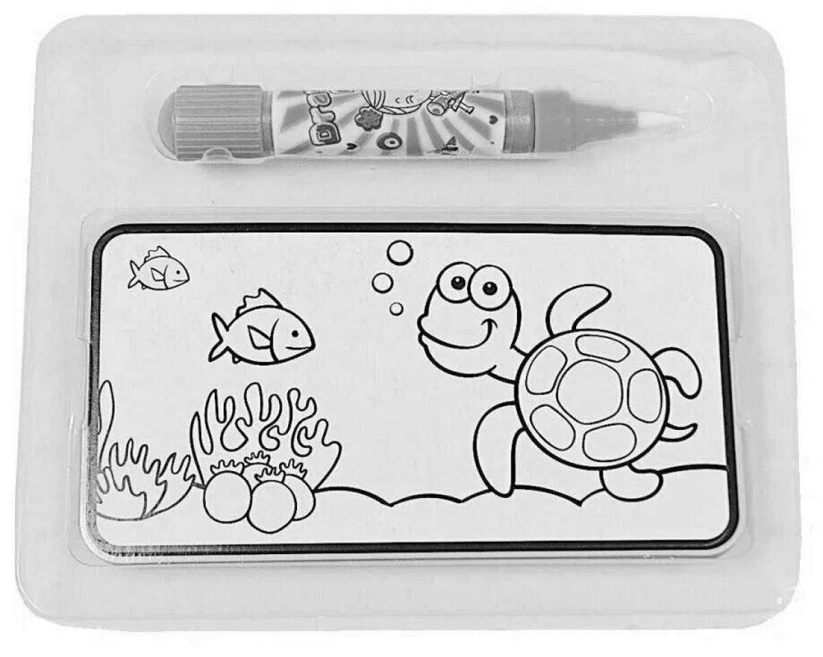 Water marker coloring page