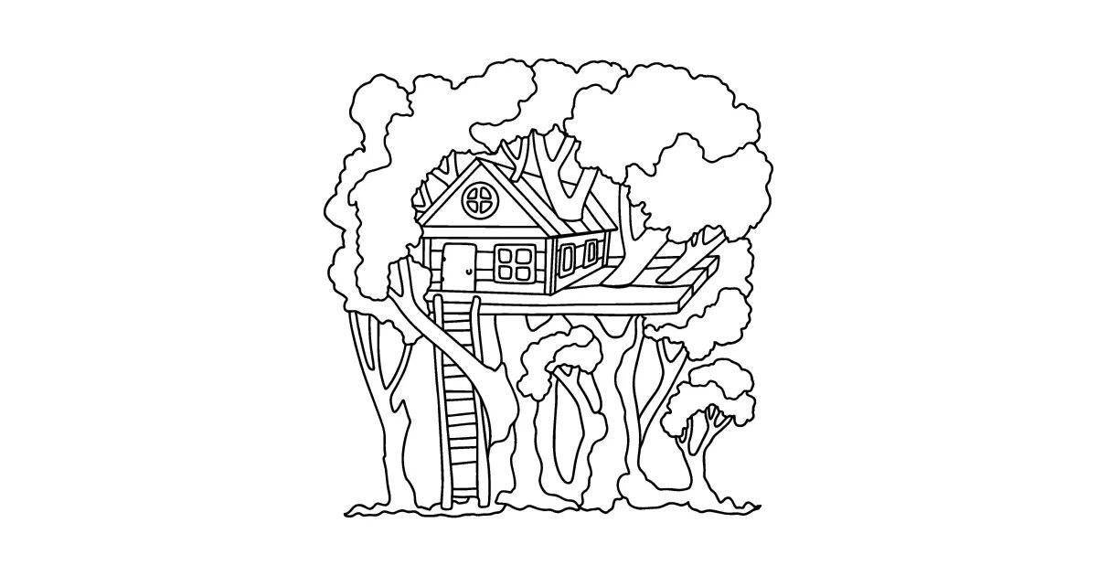 Brilliant tree house