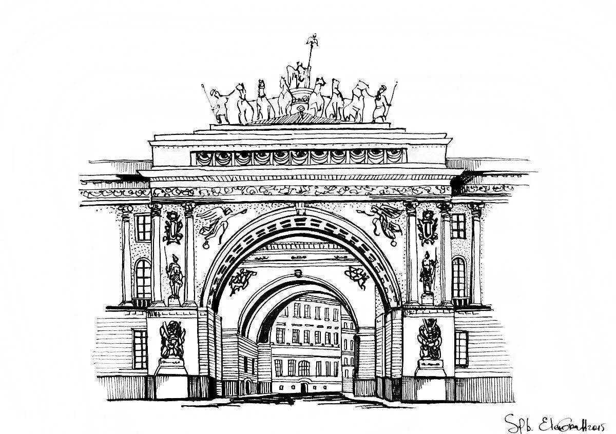 Эрмитаж санкт петербург рисунок