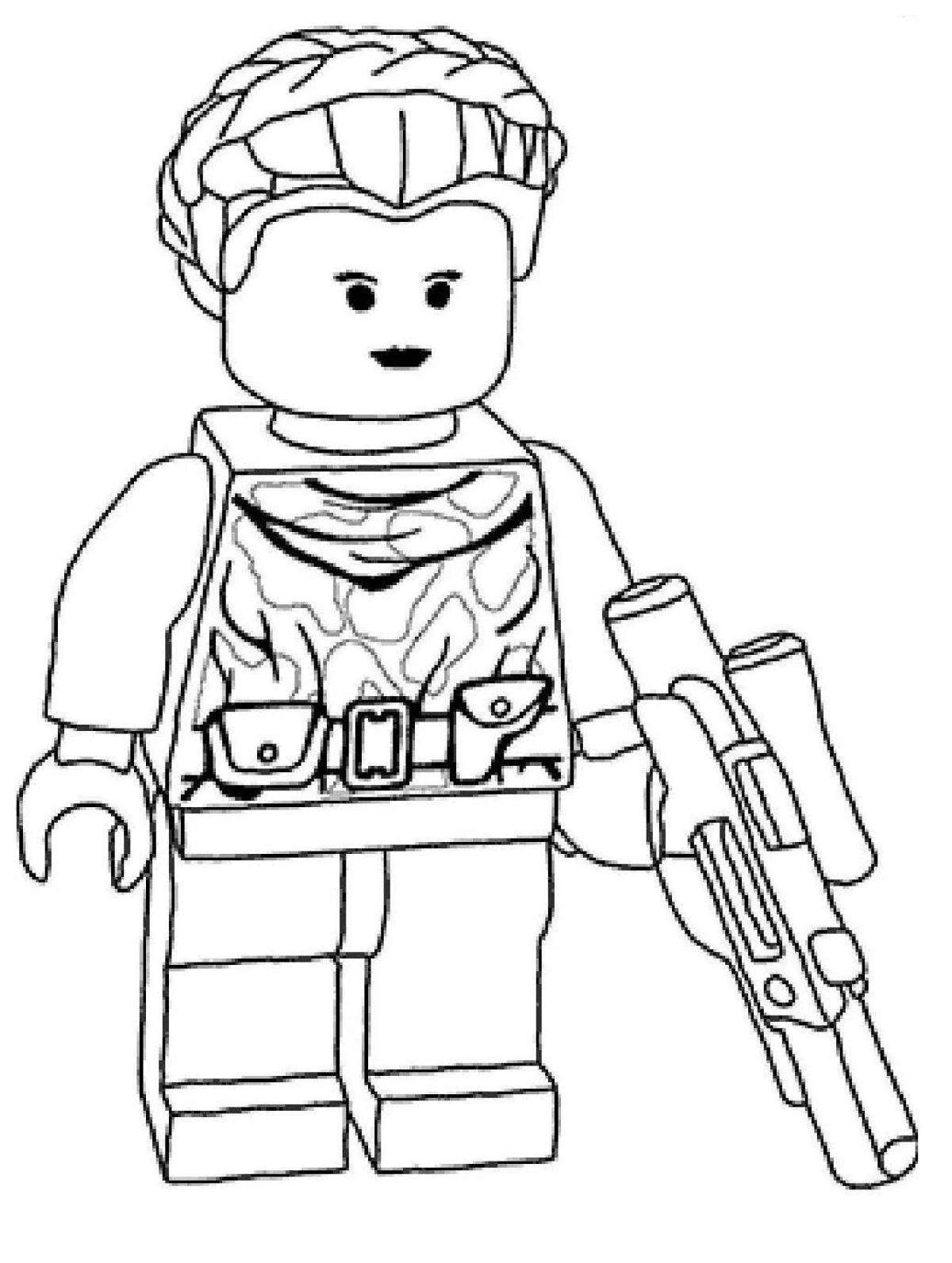 Gorgeous soldiers coloring pages for 6-7 year olds