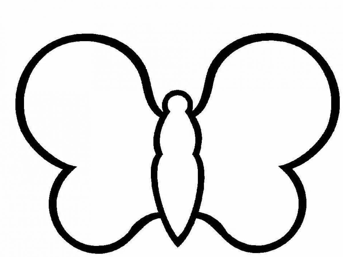 Exciting butterfly coloring book for kids