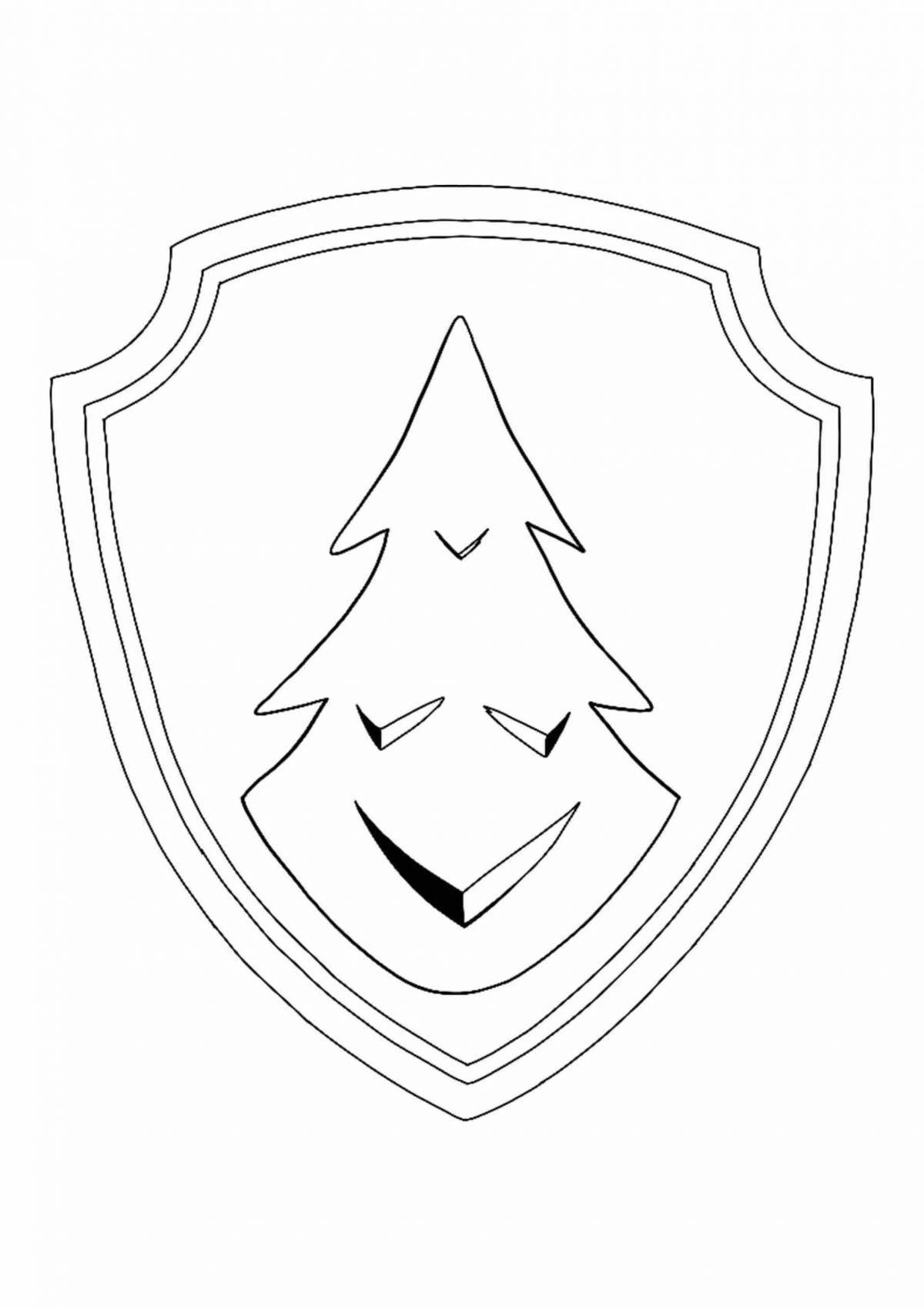 Majestic coloring page paw patrol icons