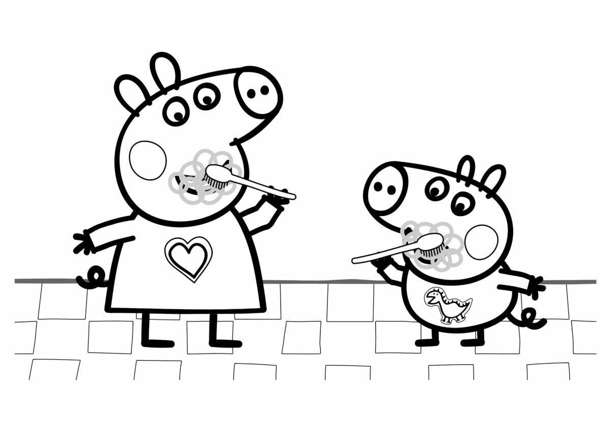 Свинка пеппа джордж #3