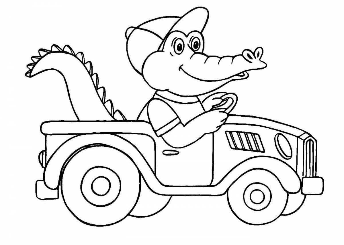High quality awesome car coloring pages