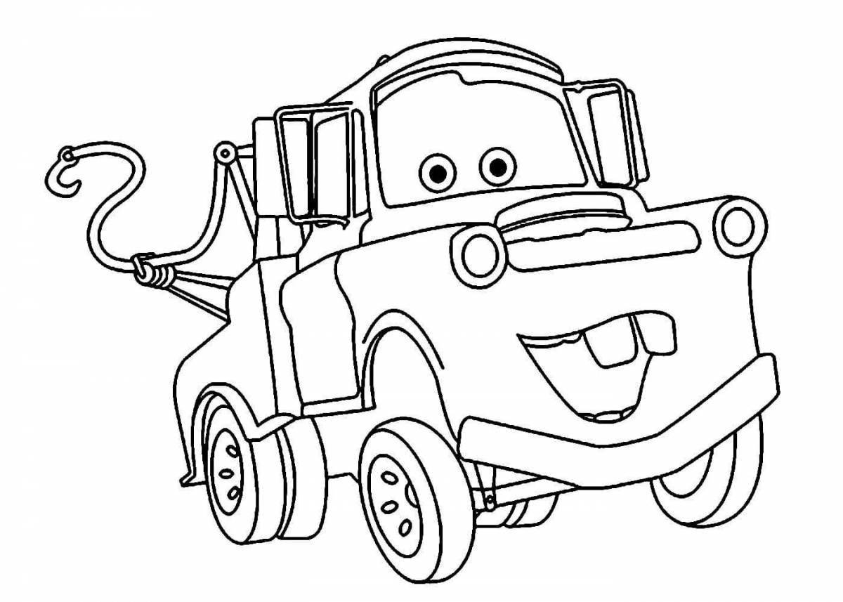 Impressive high quality car coloring pages