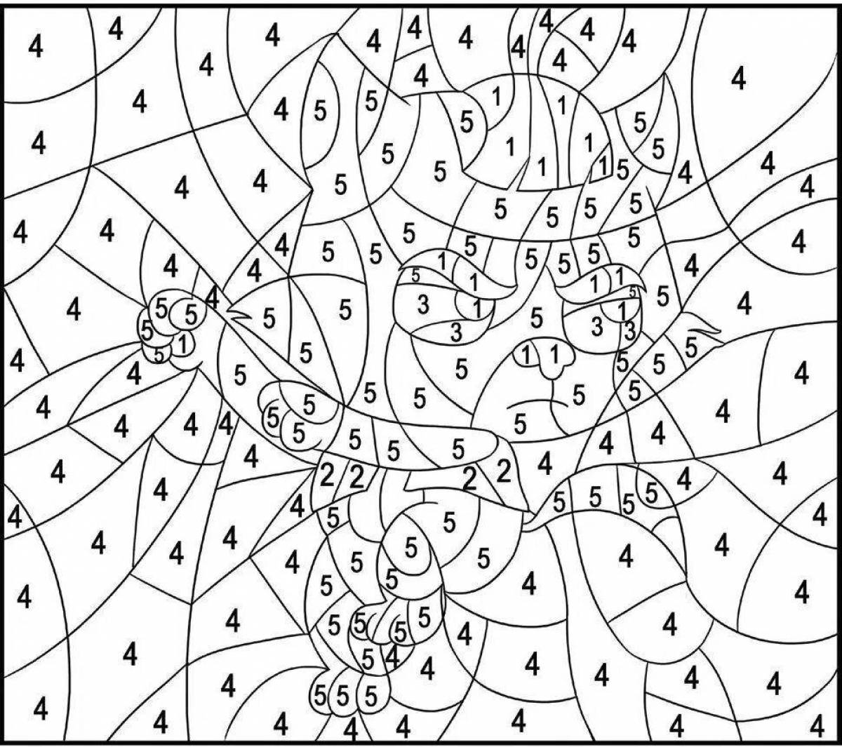 Colorful coloring by numbers