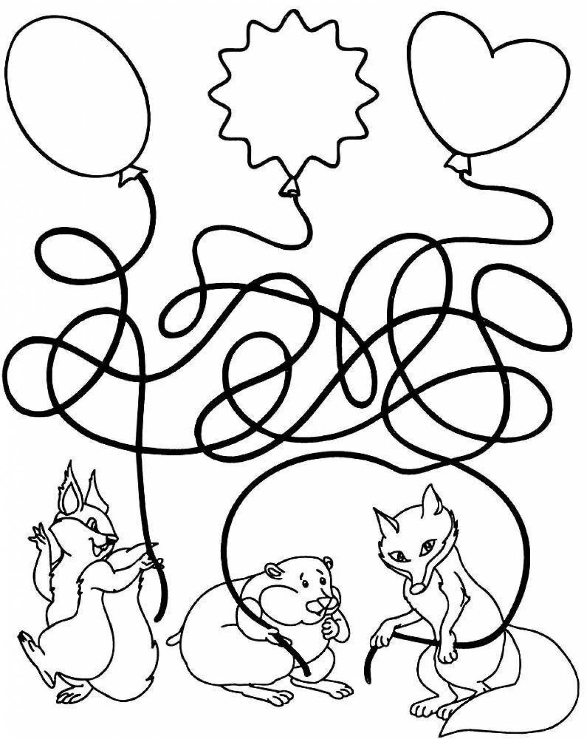 Magic Confusion Coloring Page