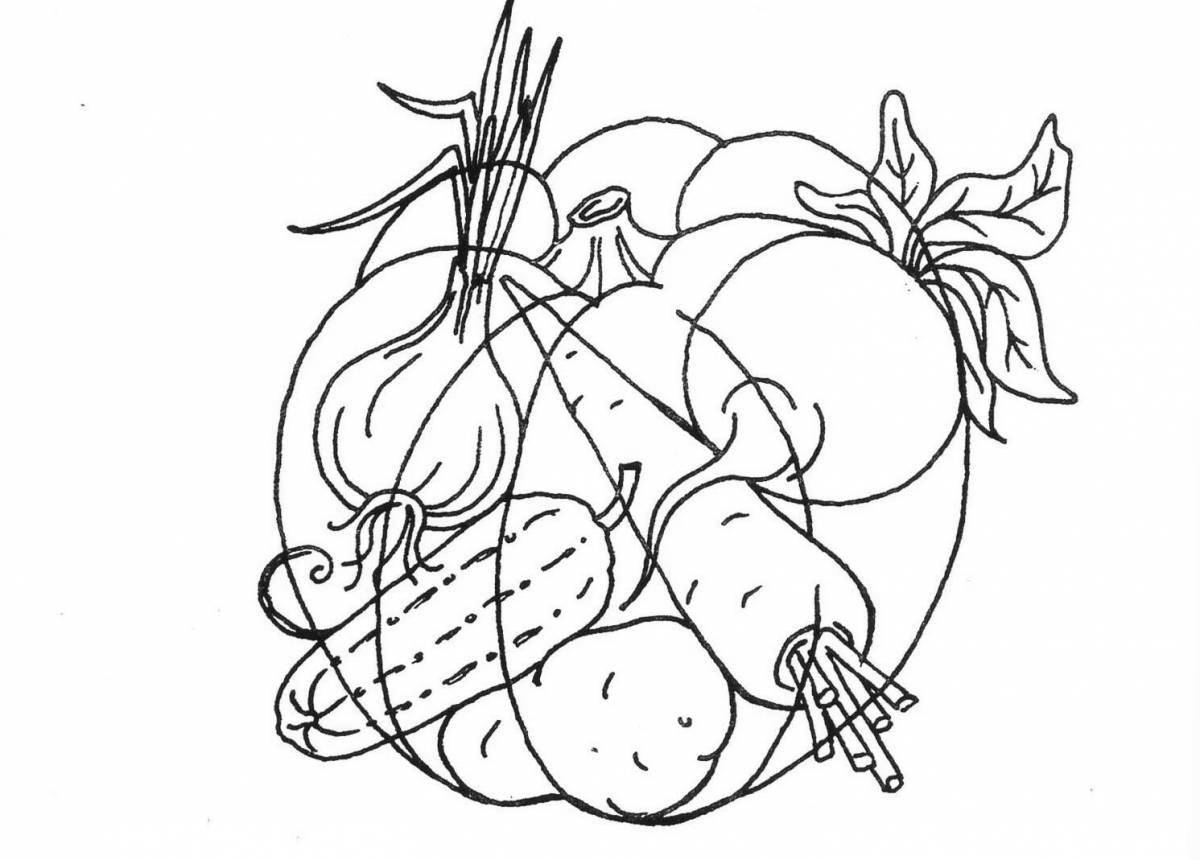 Tangled confusion coloring page