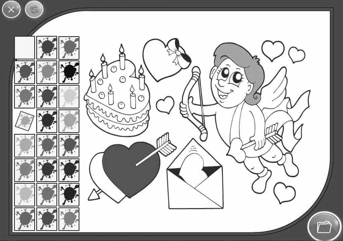 Invitation coloring happy color game for android phone