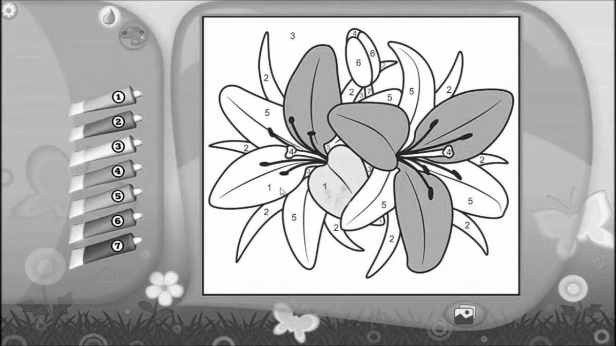 Radiant coloring page happy color game для телефона android