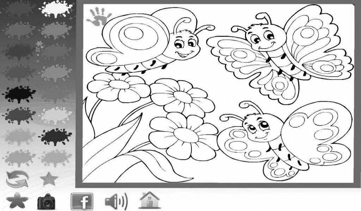 Joyous coloring page happy color game for android phone