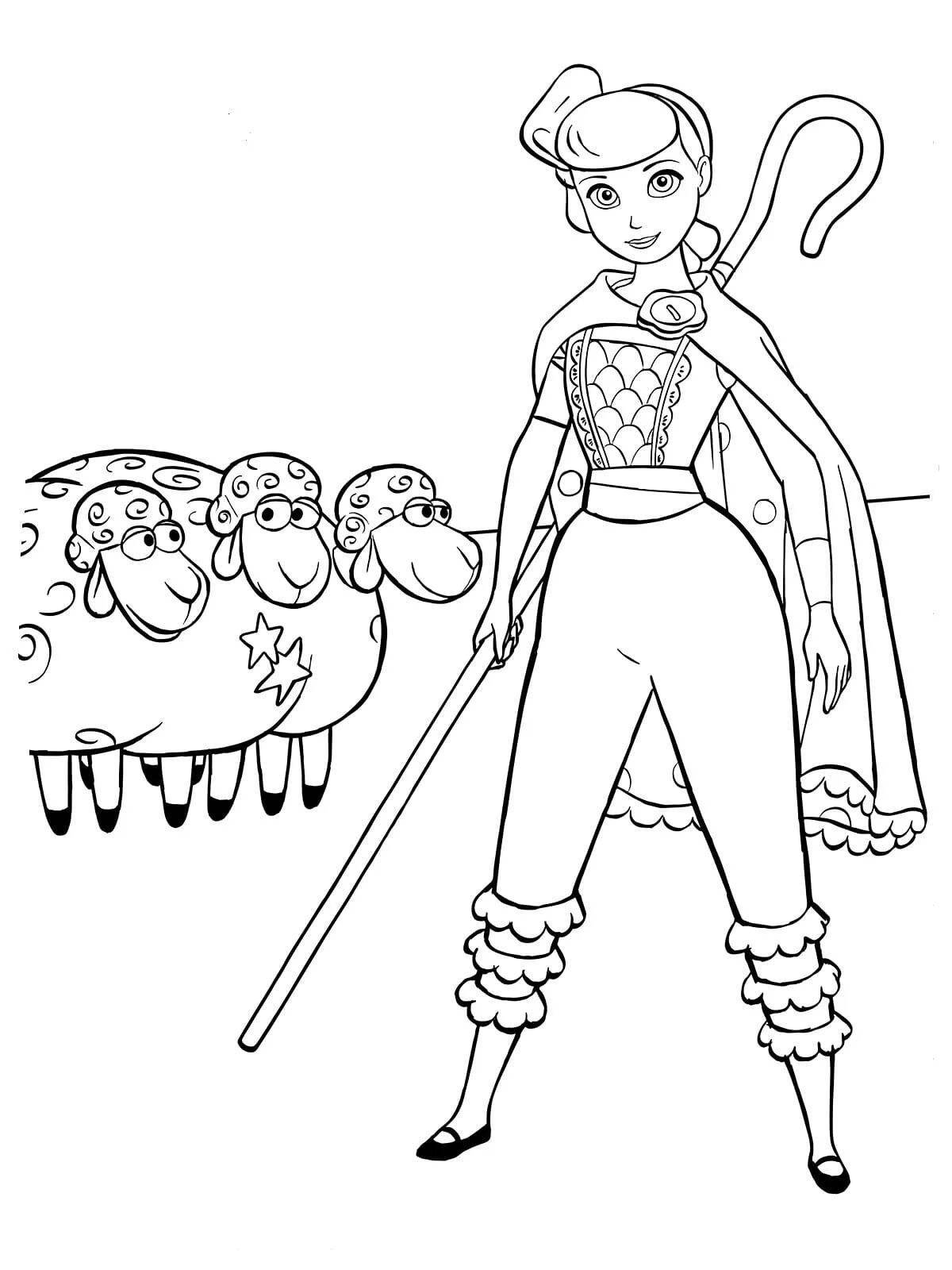 Amazing coloring story