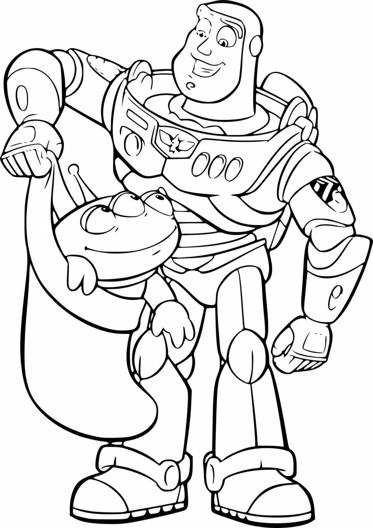 Shining story coloring page