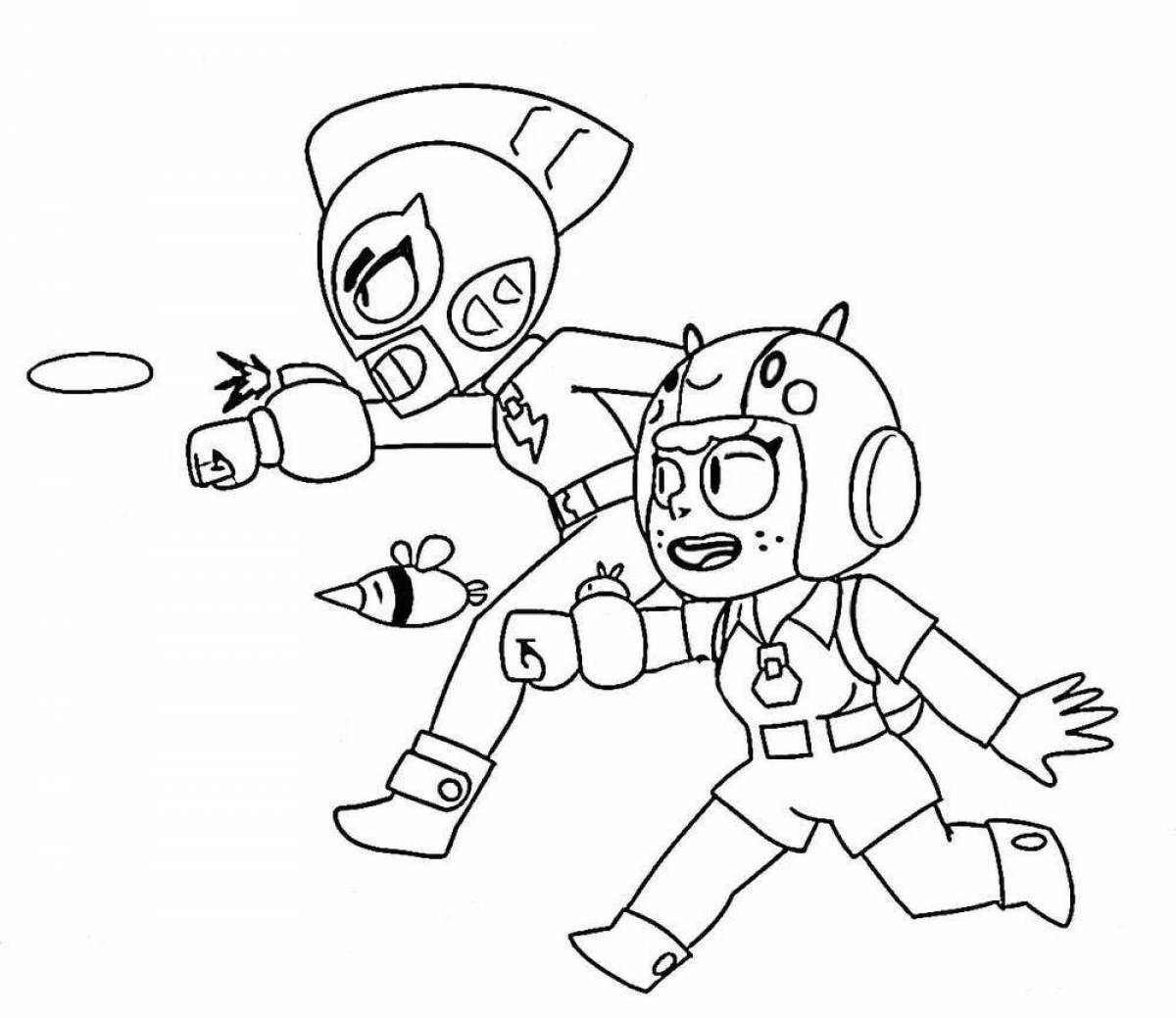 Brawlstars amazing coloring pages