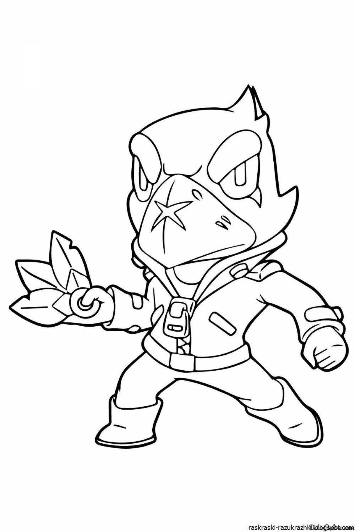 Brawlstars shining coloring book