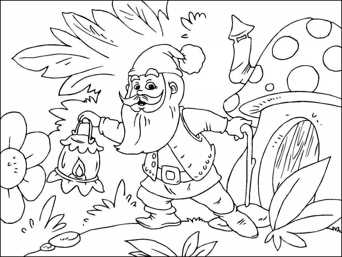 Charming grog coloring page