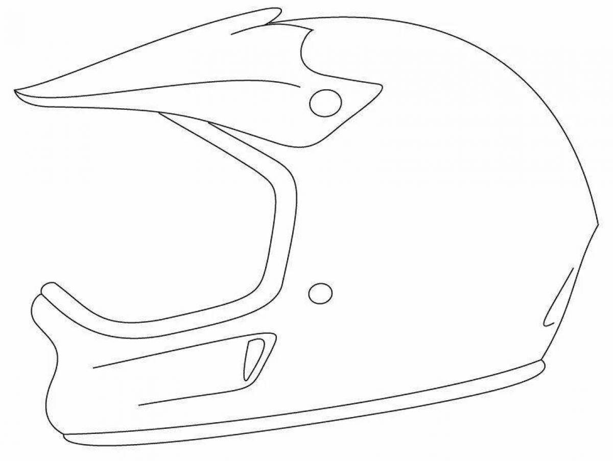 Royal helmet coloring page