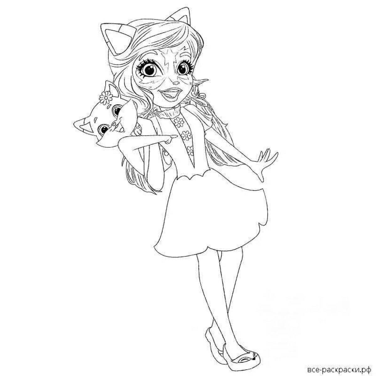 Cute enchenchimals coloring pages
