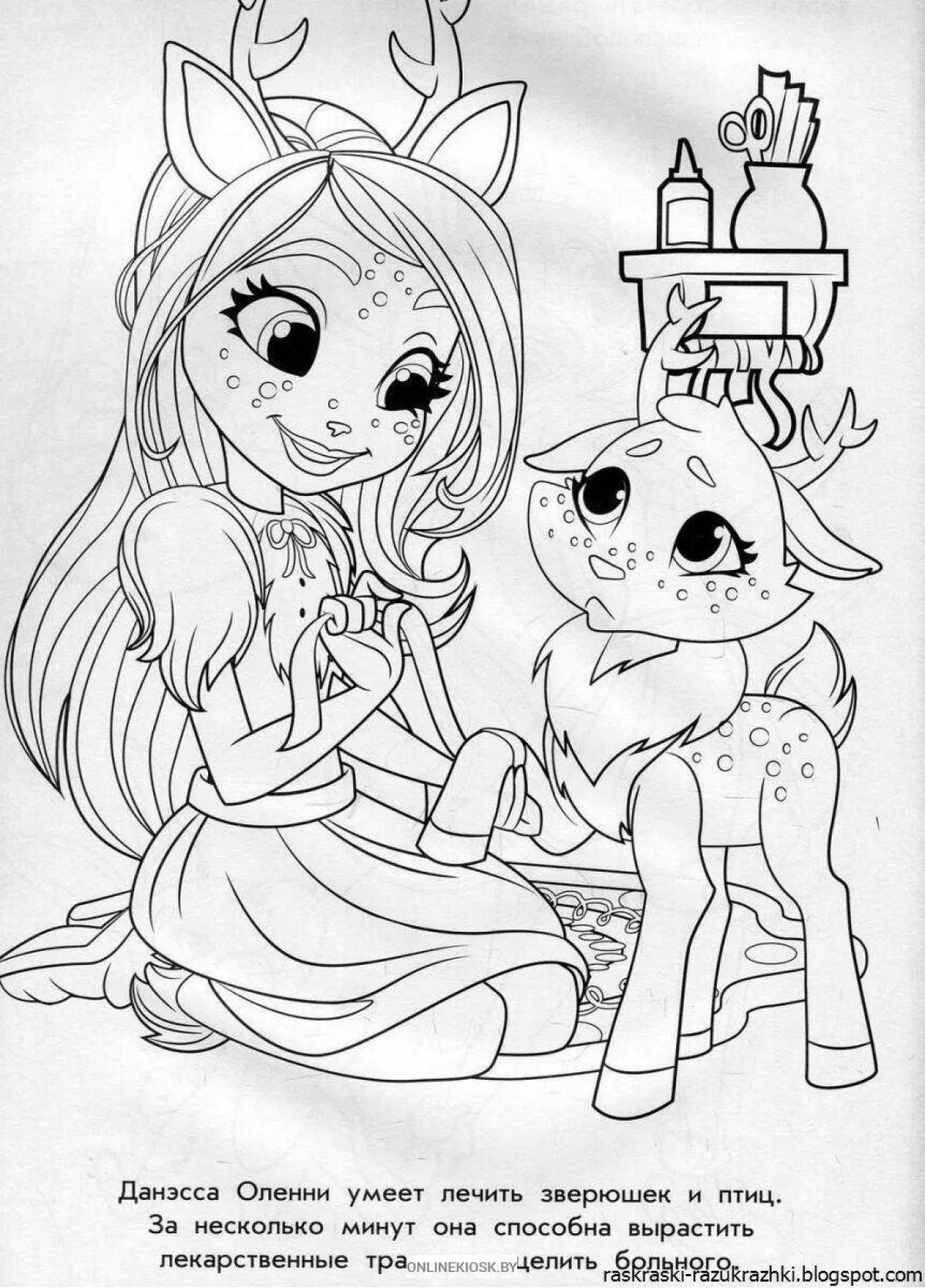 Enchenchimals funny coloring pages