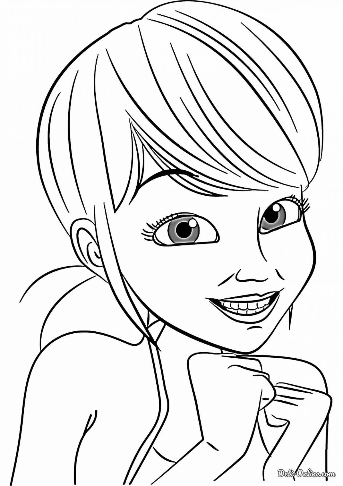 Chloe's live coloring page