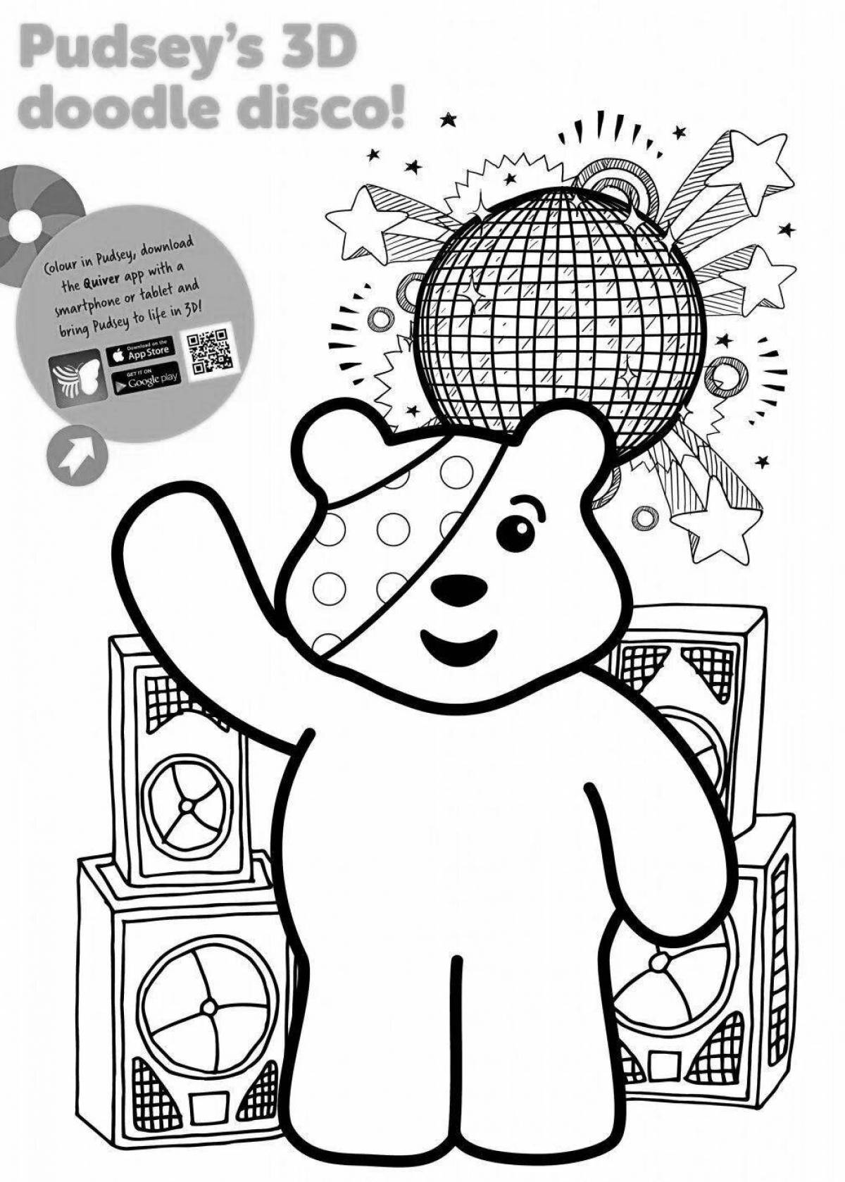 Magic quiver coloring page