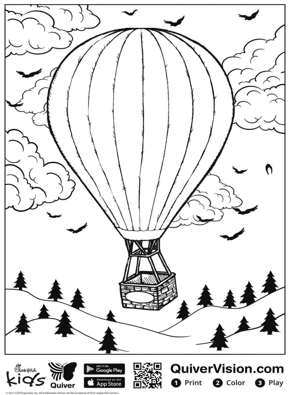 Animated quiver coloring page