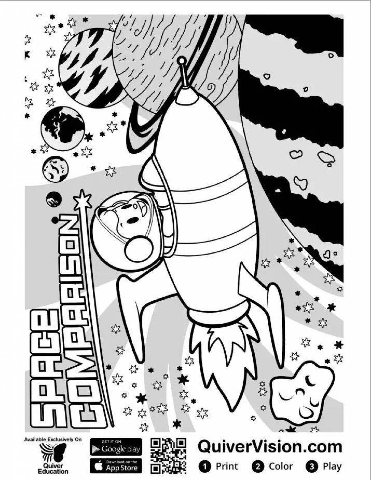 Fascinating Quiver Coloring Page