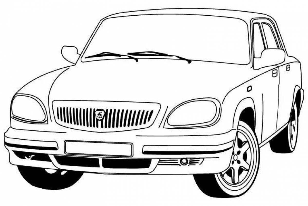 Рисунки легковых. Раскраска ГАЗ Волга 31105. ГАЗ 3110 раскраска. Раскраска Волга ГАЗ 3110. Раскраска Волга 31105.