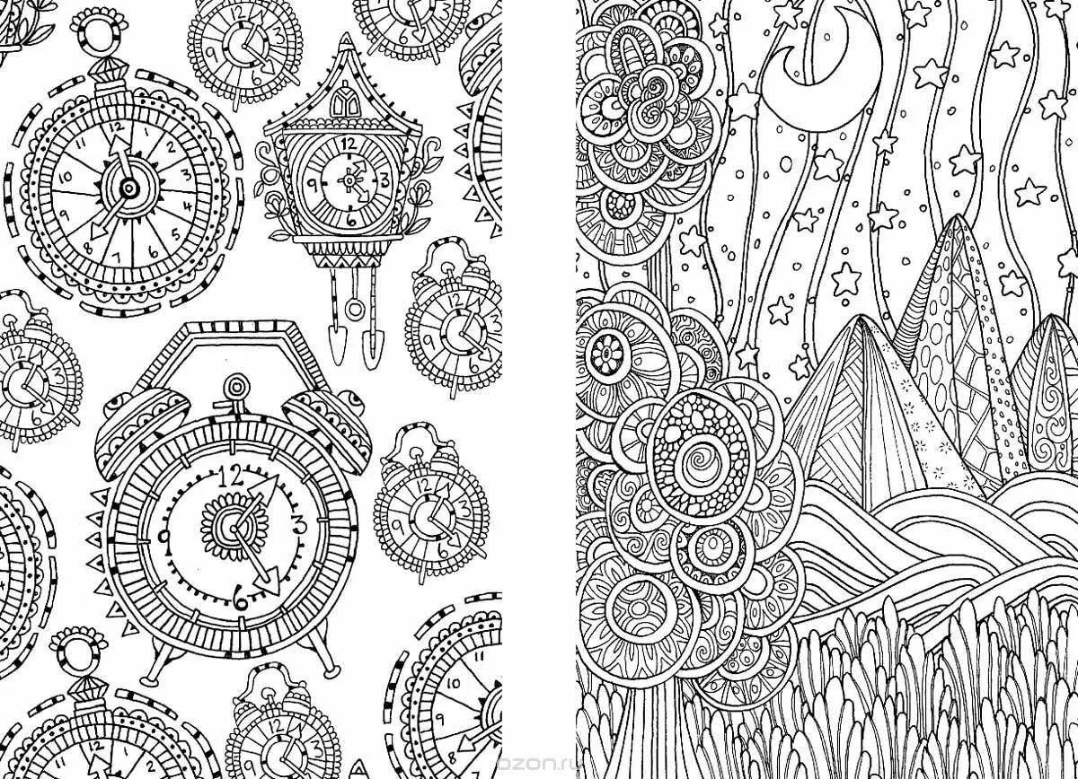 Раскраска sublime mini antistress