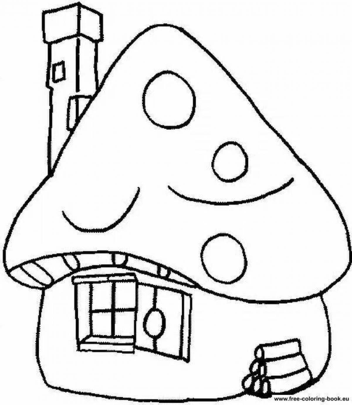 Gorgeous homebody coloring page