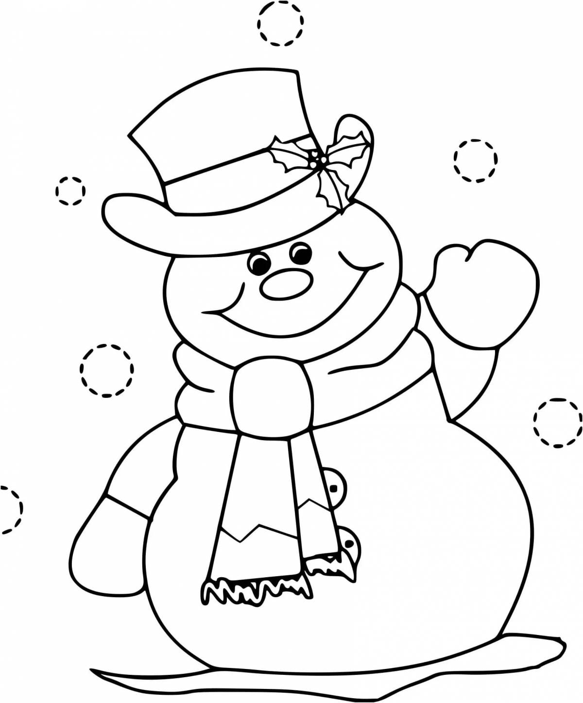 Snowman pattern #6