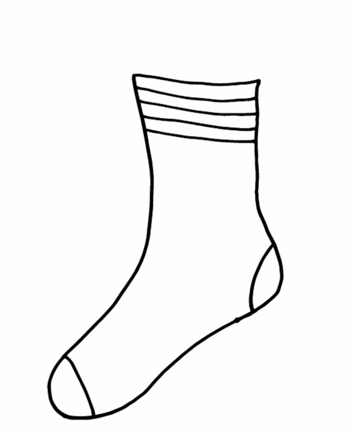 Colored socks for beginners