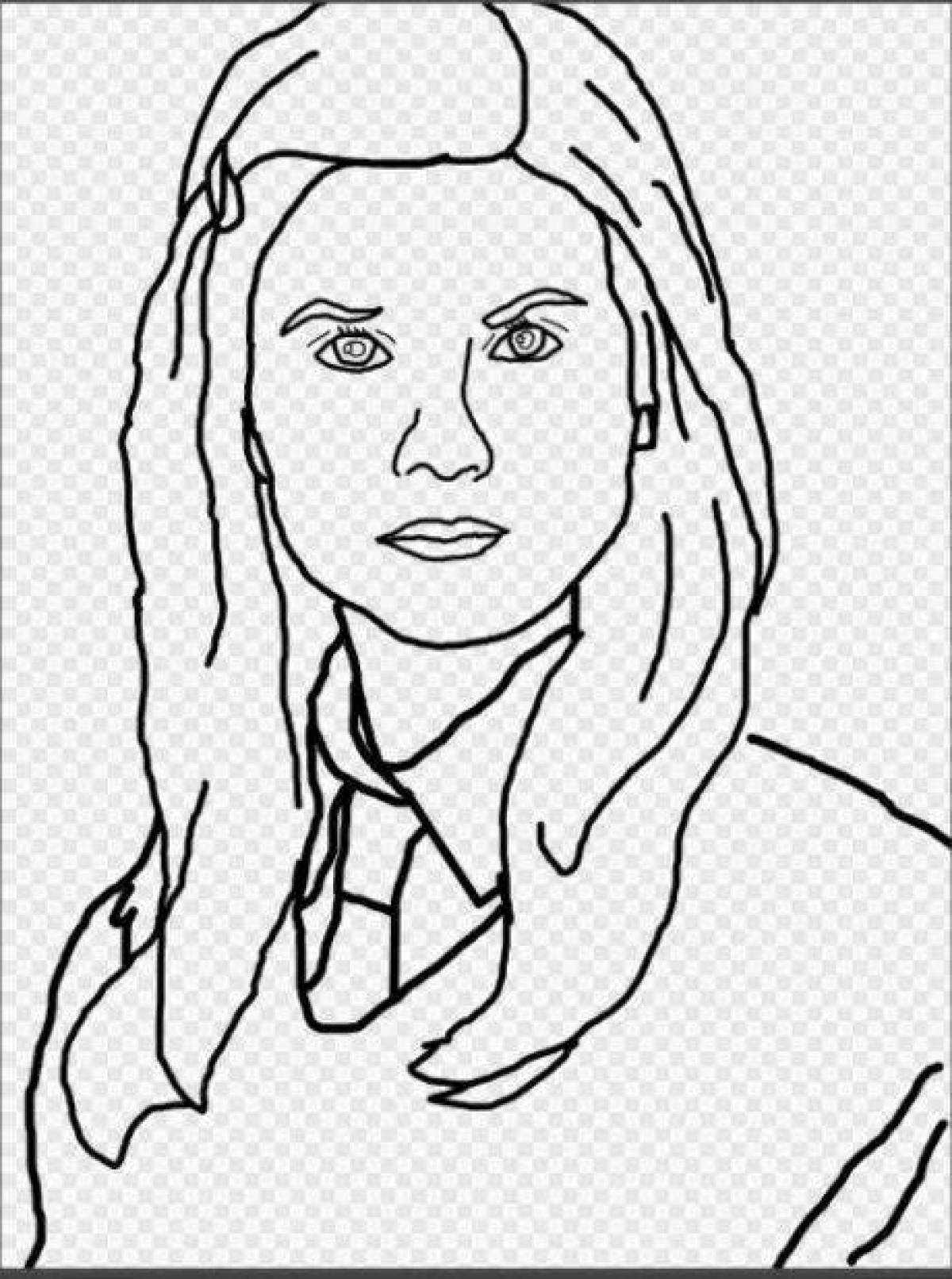 Coloring fairy ginny weasley