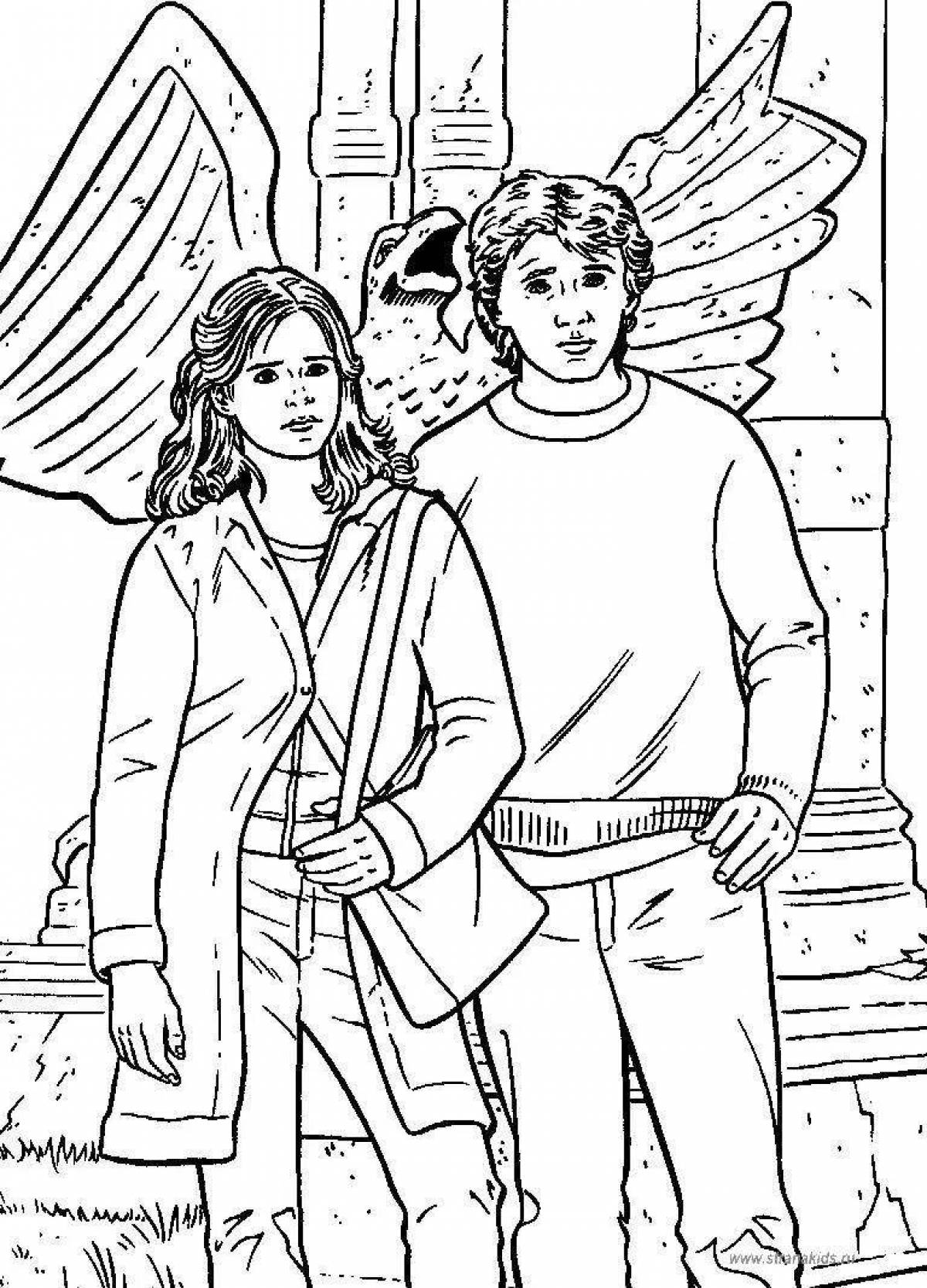 Ginny Weasley coloring page