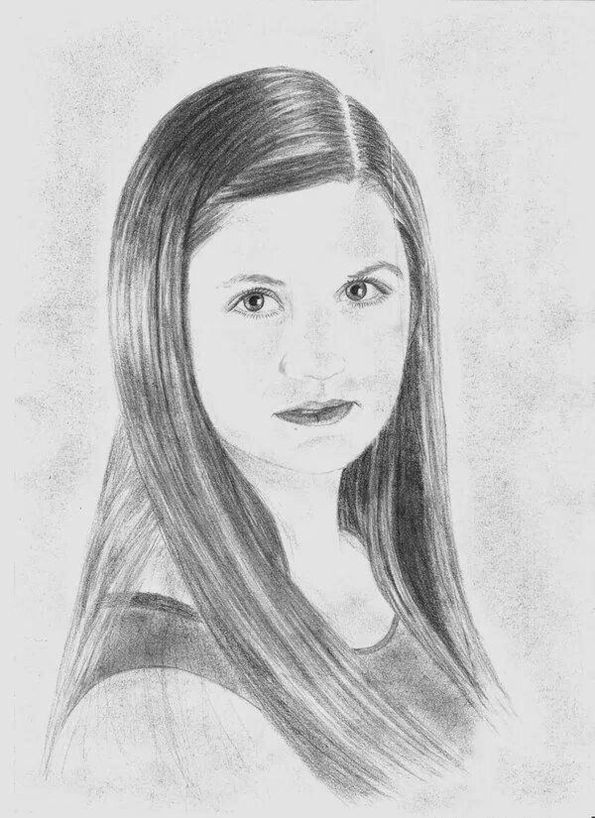 Ginny Weasley funny coloring book