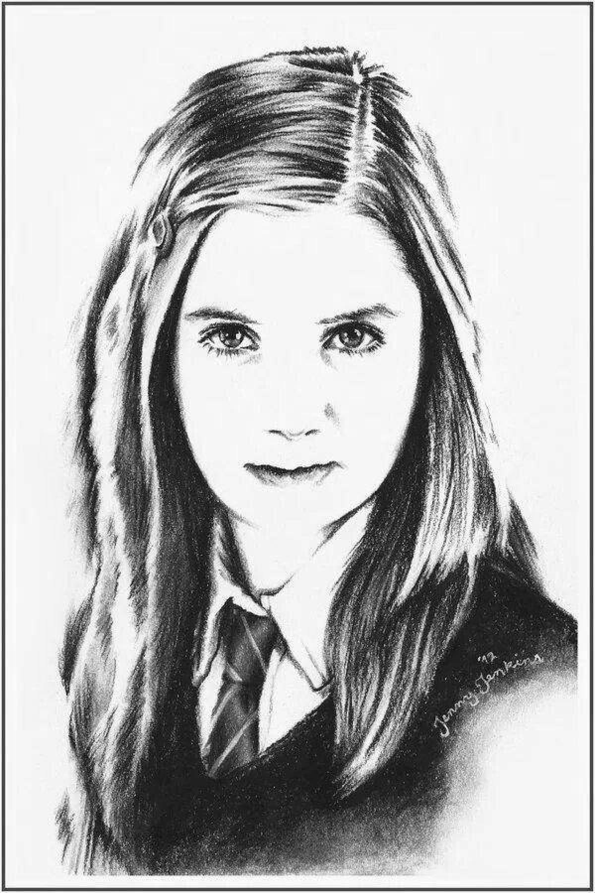 Coloring majestic ginny weasley