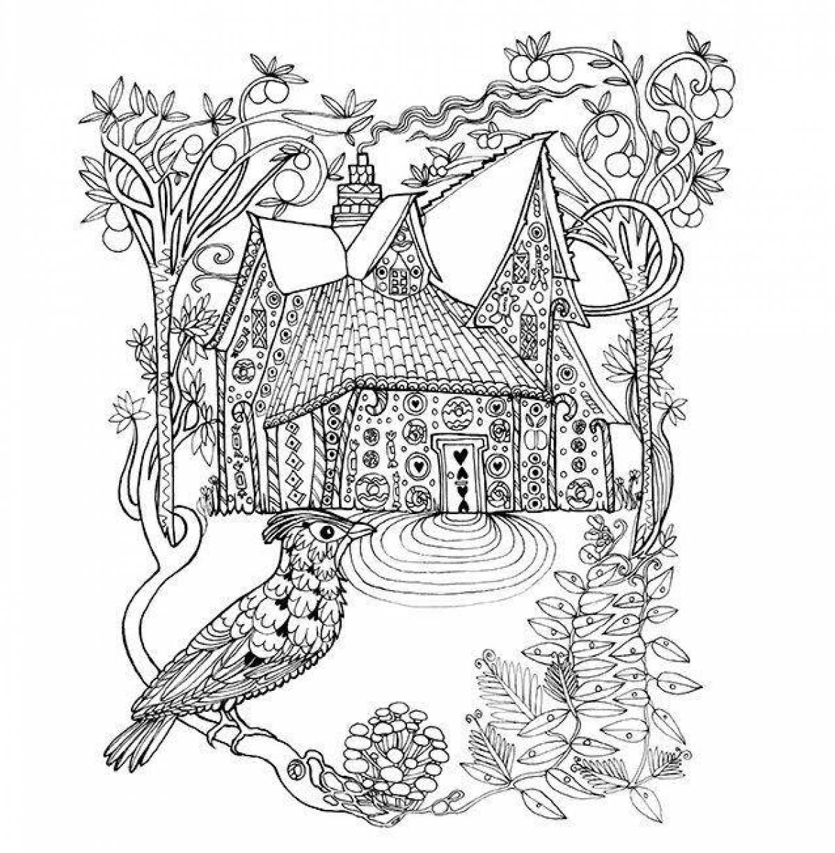 Shine coloring fairy tale world