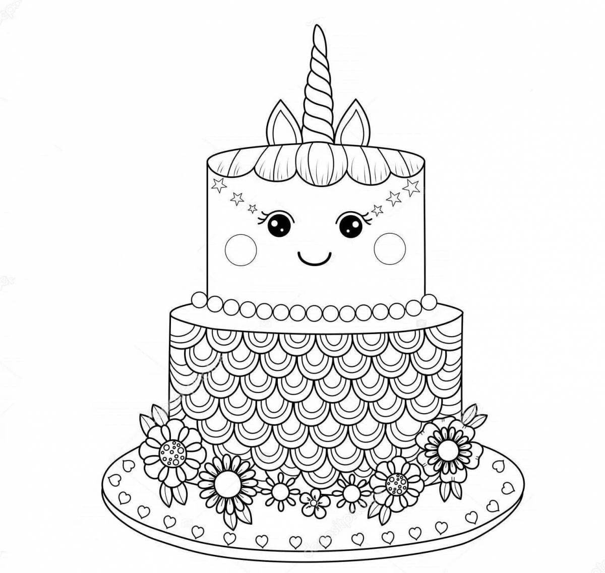 Unicorn cake #7