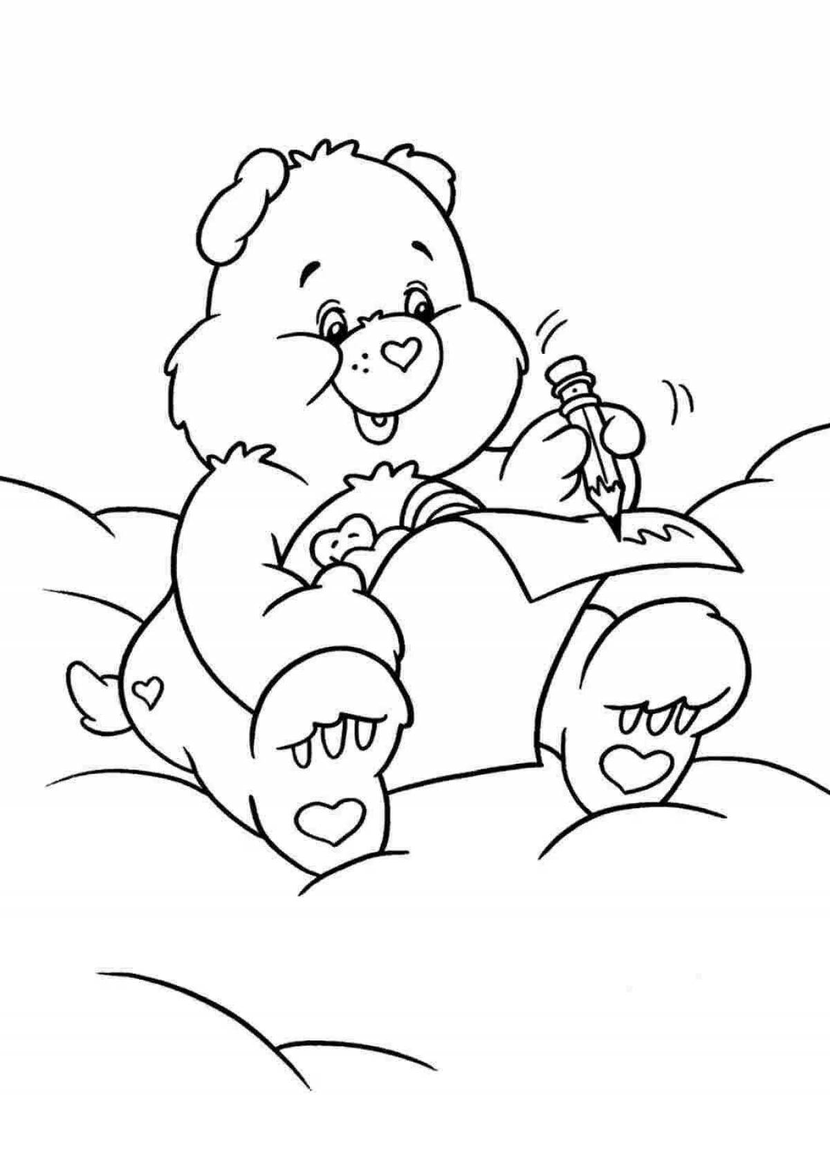 Adorable bear cubs coloring pages