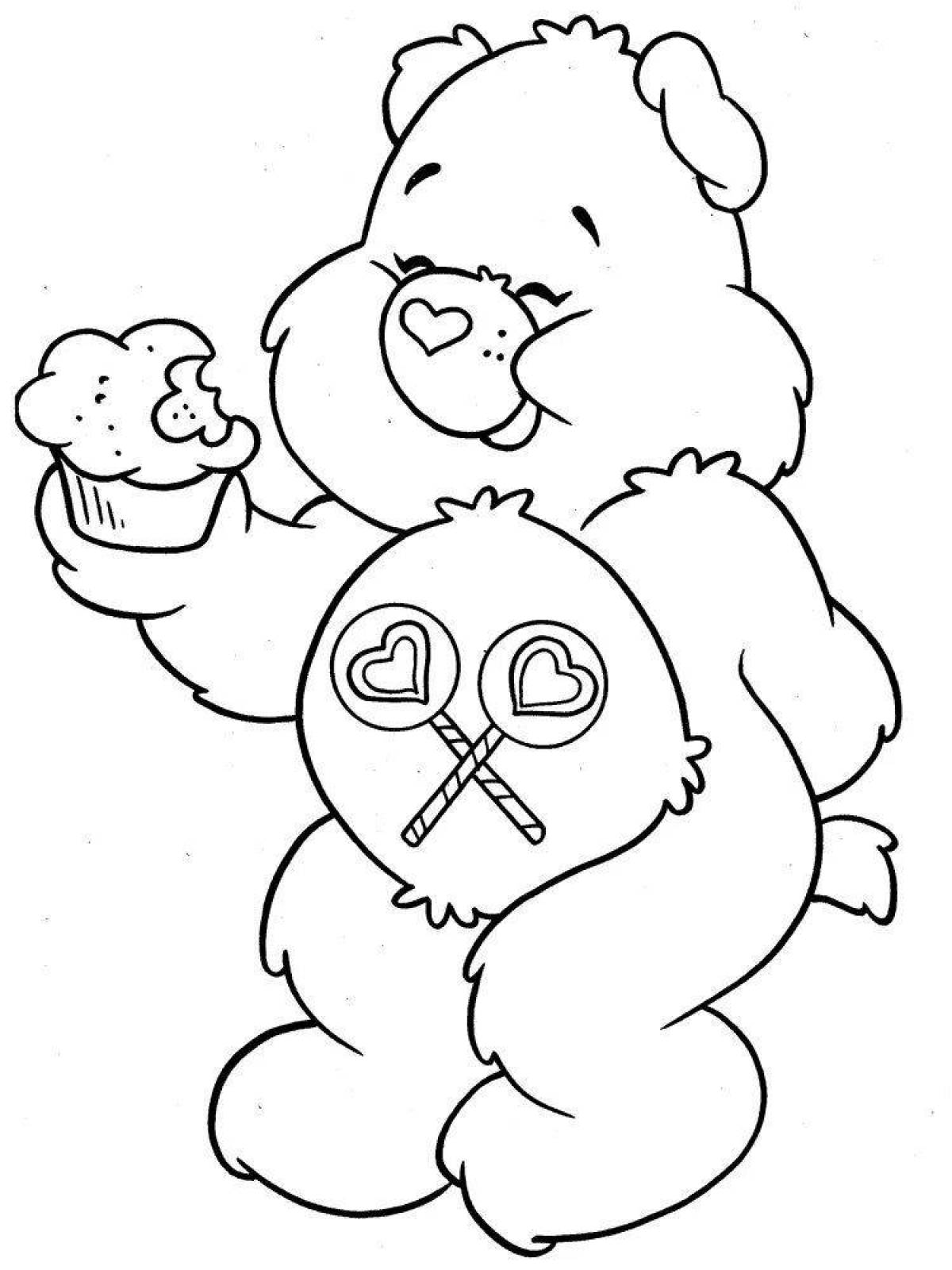 Playtime care bears coloring book