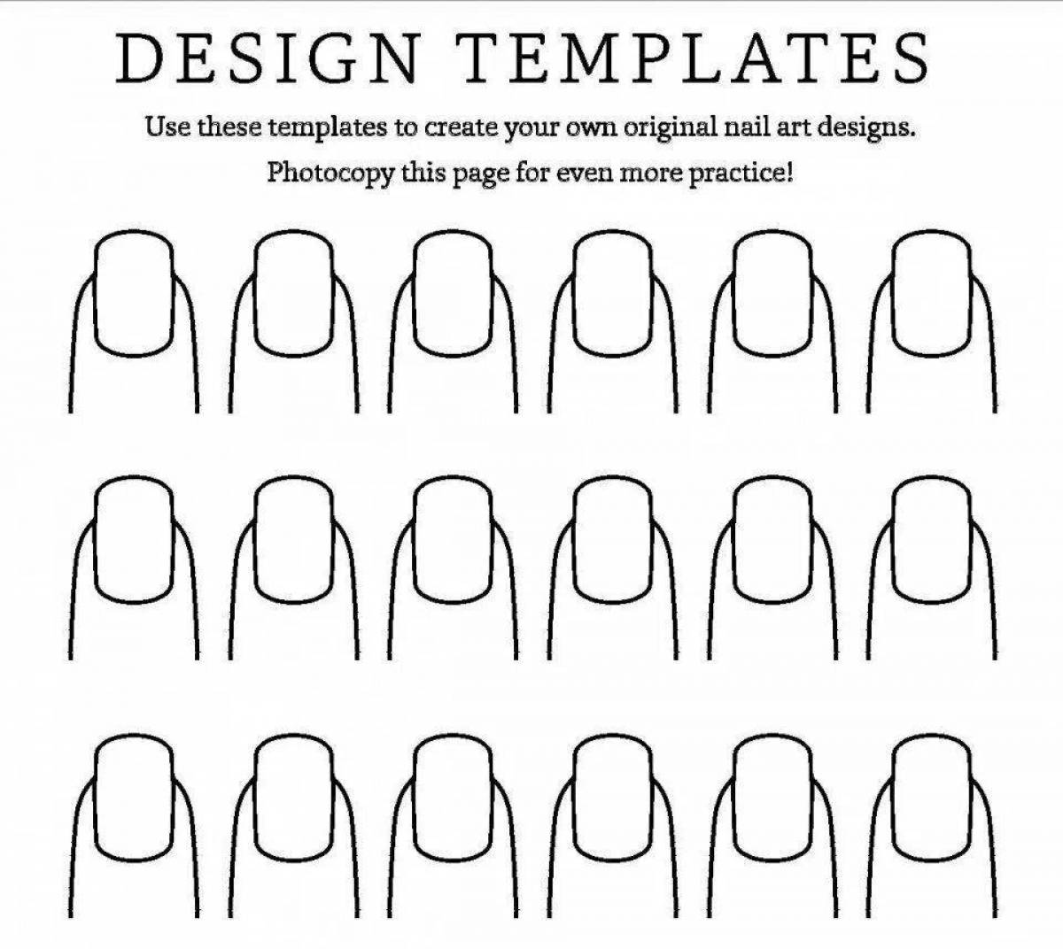 Template nails #3