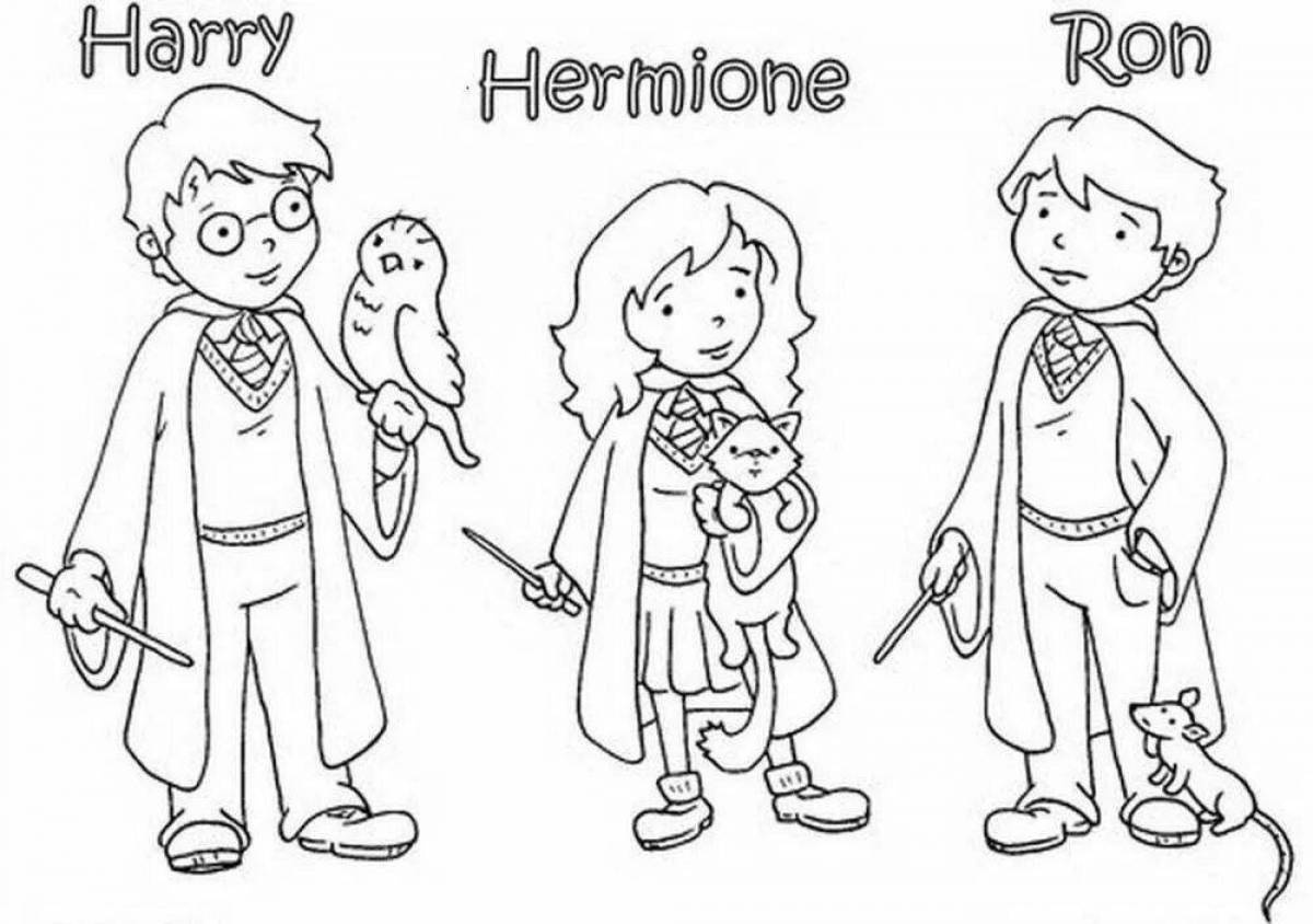 Photo Harry potter coloring book