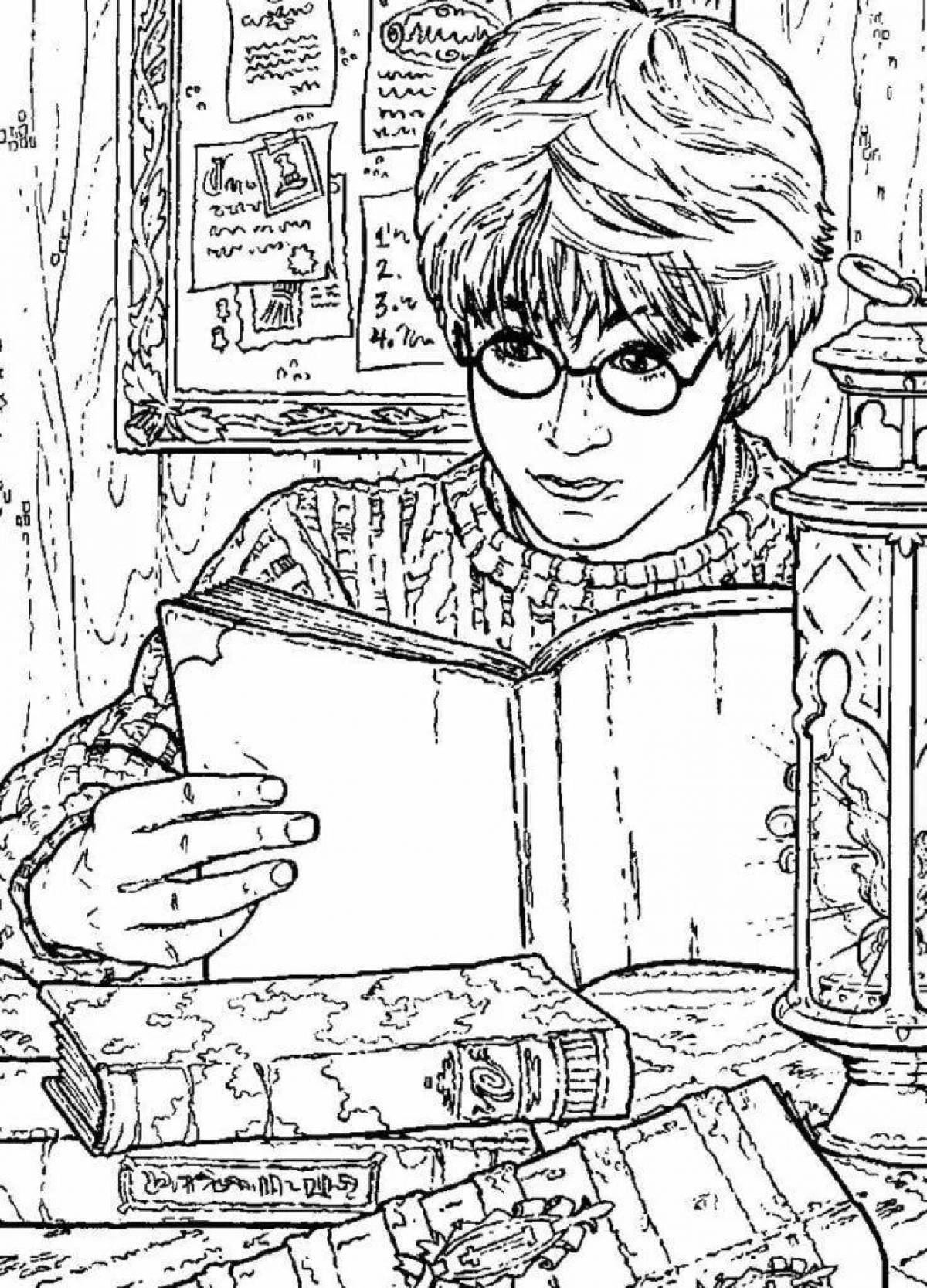 Photo Harry potter joyful coloring book